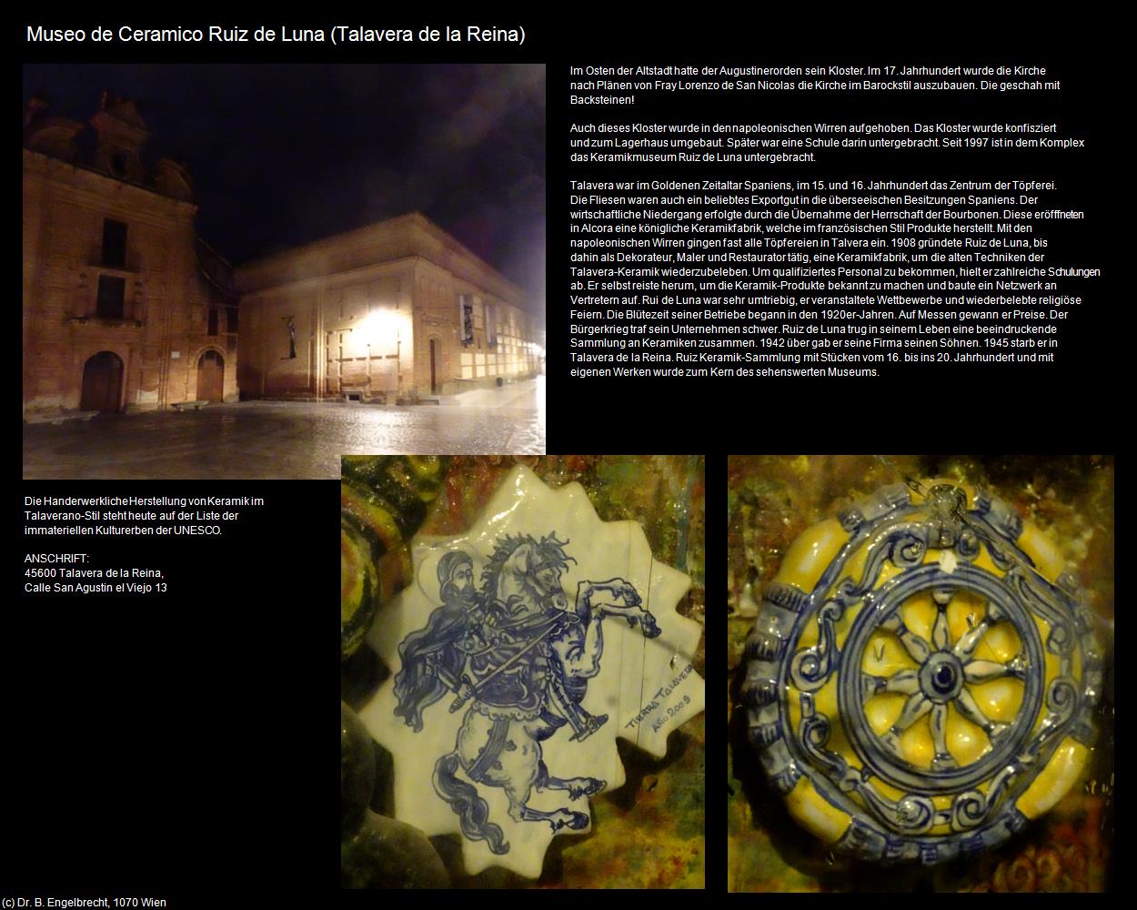 Museo de Ceramico Ruiz de Luna (Talavera de la Reina) in Kulturatlas-SPANIEN-MITTE