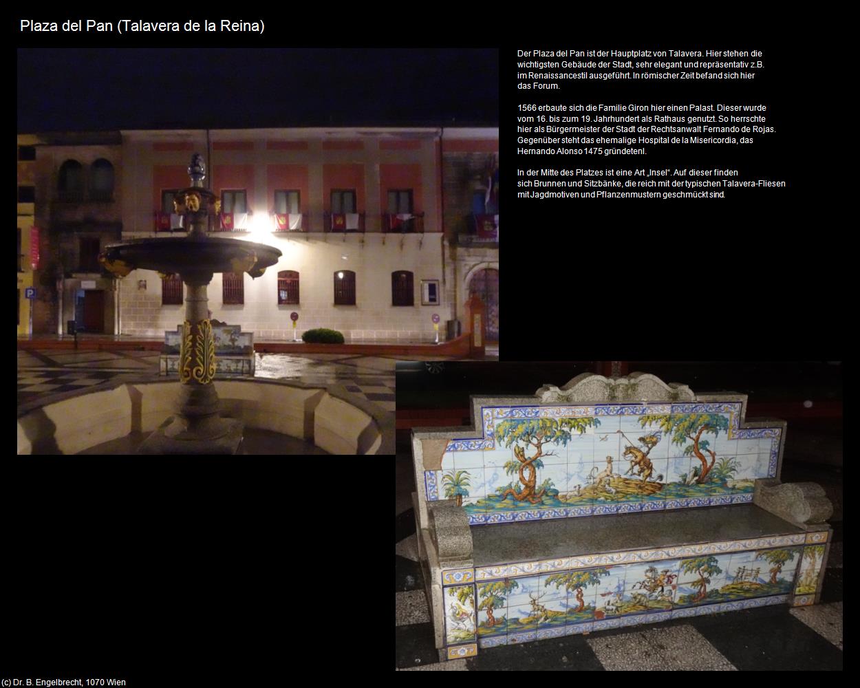 Plaza del Pan (Talavera de la Reina) in Kulturatlas-SPANIEN-MITTE