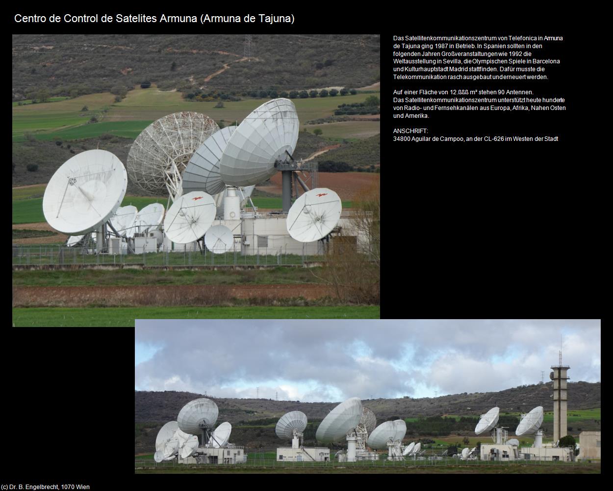 Centro de Control de Satelites Armuna (Armuna de Tajuna (ESP-CM)) in Kulturatlas-SPANIEN-MITTE