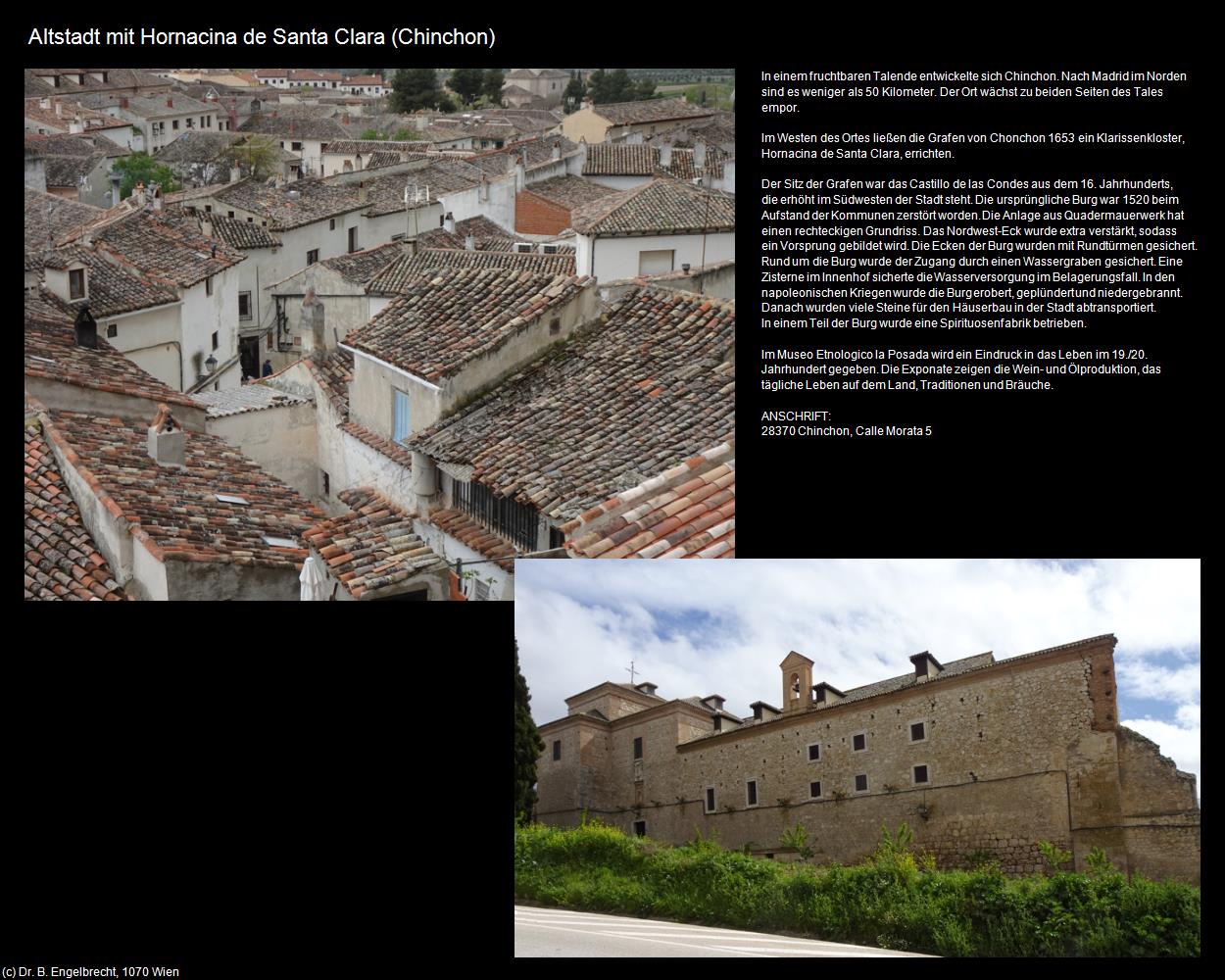 Altstadt mit Hornacina de Santa Clara (Chinchon (ESP-CM) ) in Kulturatlas-SPANIEN-MITTE