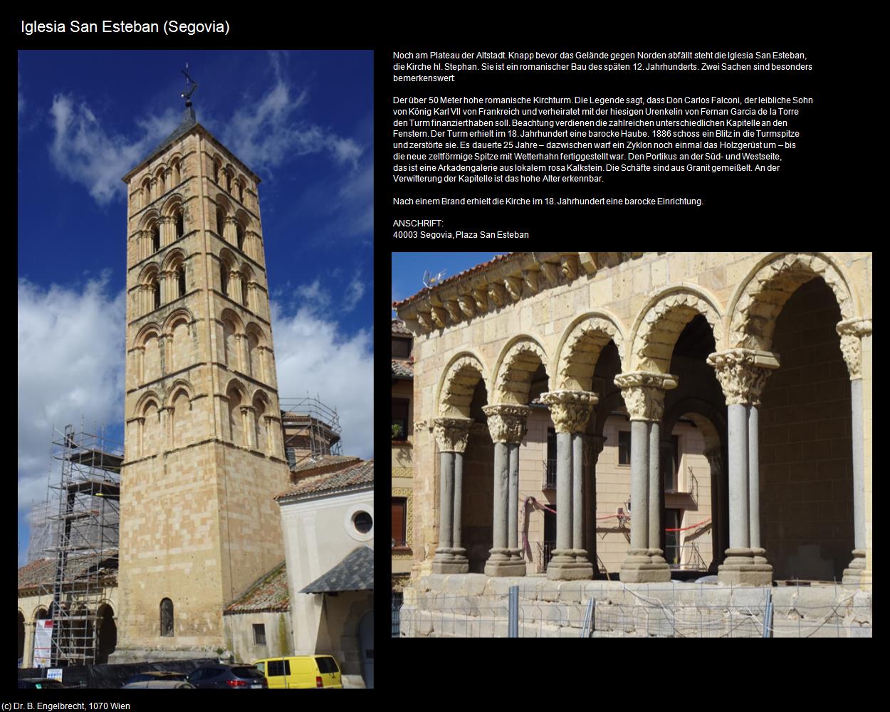 Iglesia San Esteban (Segovia (ESP-CL)) in Kulturatlas-SPANIEN-MITTE