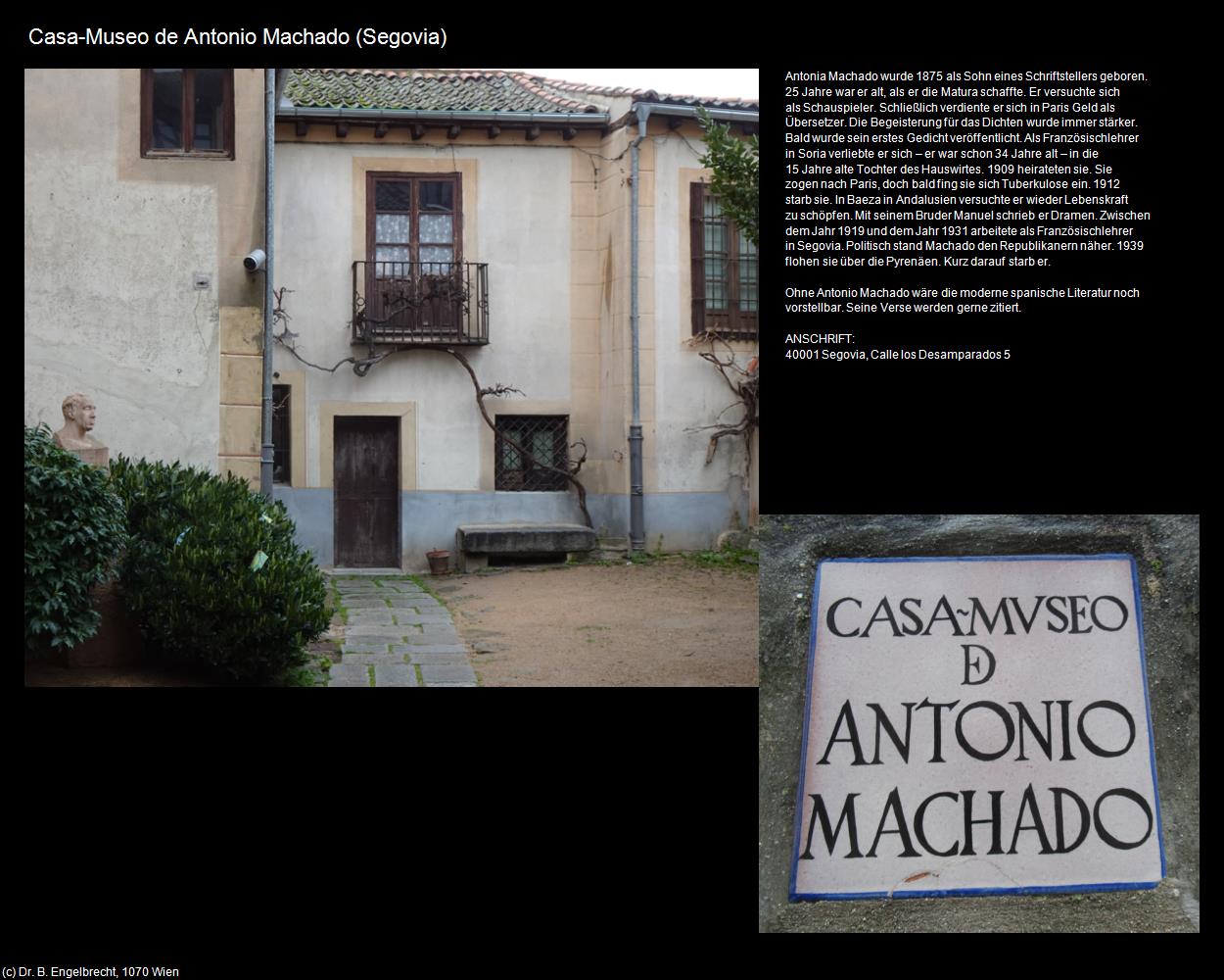 Casa-Museo de Antonio Machado (Segovia (ESP-CL)) in Kulturatlas-SPANIEN-MITTE