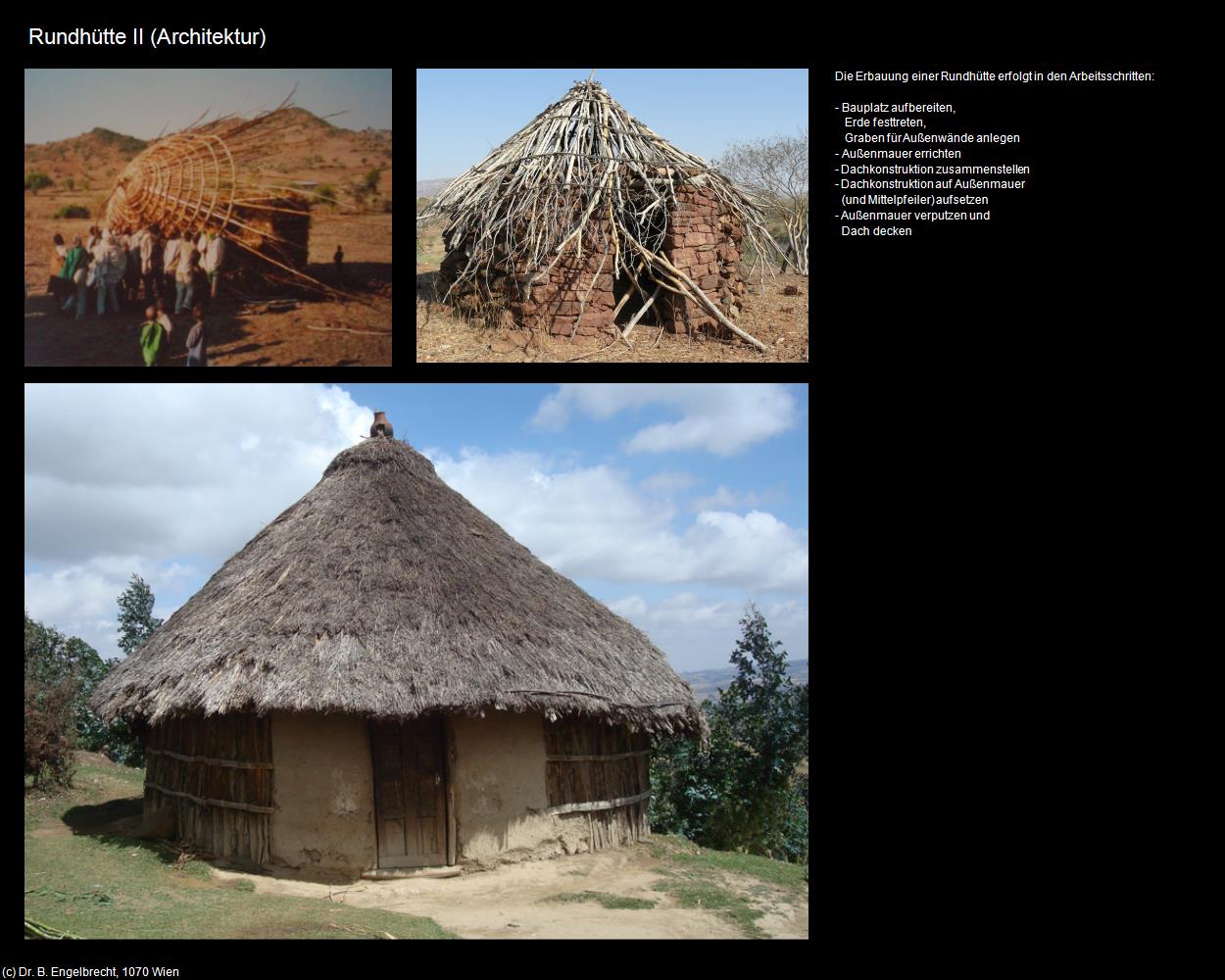 Rundhütte II (+Architektur) in Äthiopien