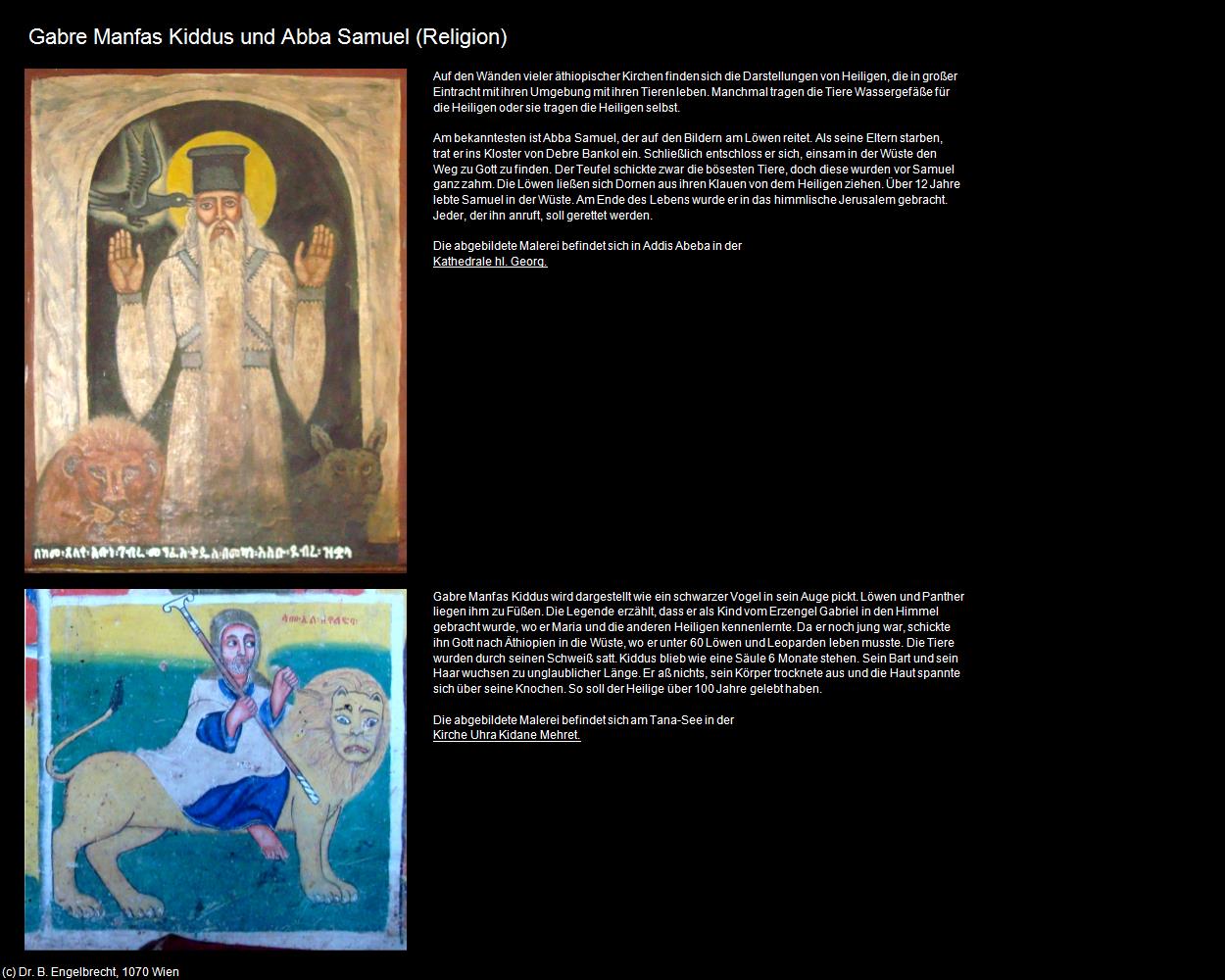 Gabre Manfas Kiddus und Abba Samuel (+Religion) in Äthiopien(c)B.Engelbrecht