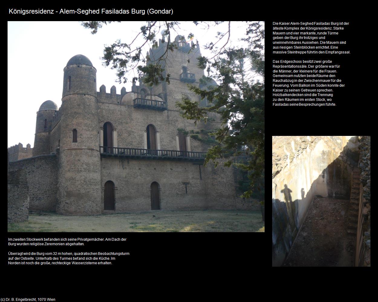 Alem-Seghed Fasiladas Burg (Gondar) in Äthiopien