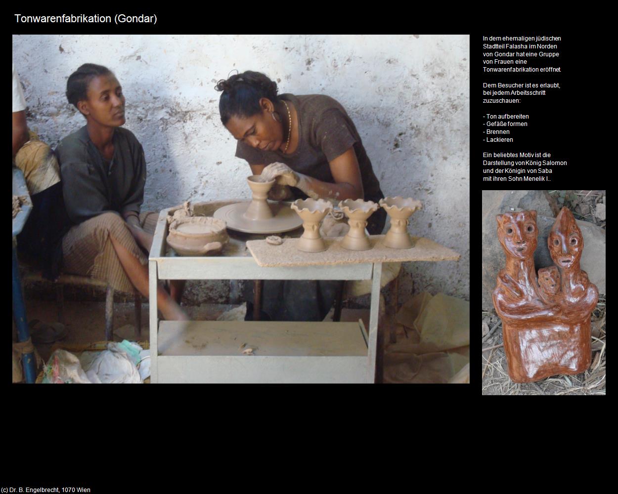Tonwarenfabrikation (Gondar) in Äthiopien