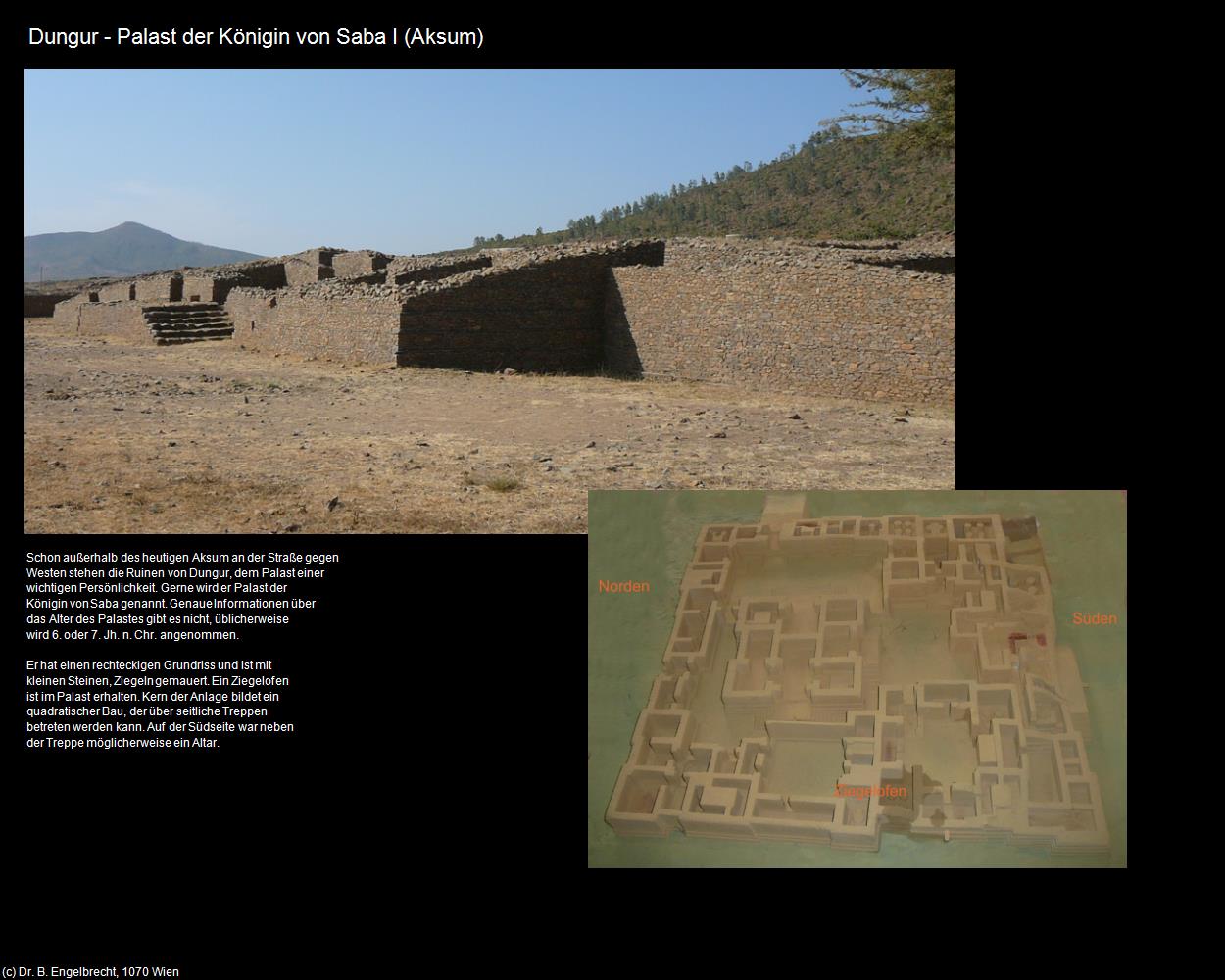 Dungur - Palast der Königin von Saba I  (Aksum) in Äthiopien