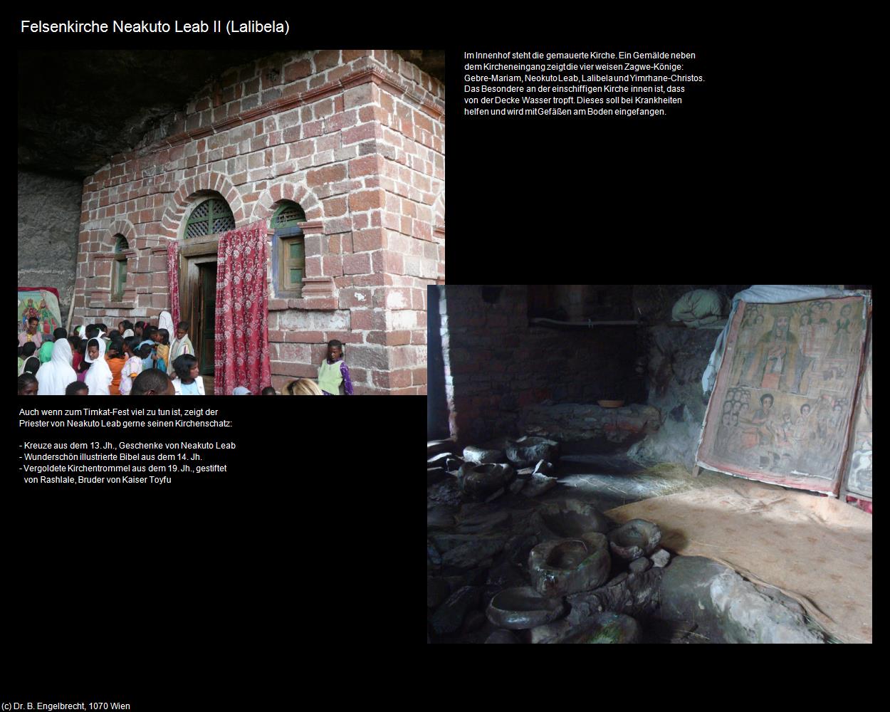 Felsenkirche Neakuto Leab II (Lalibela) in Äthiopien
