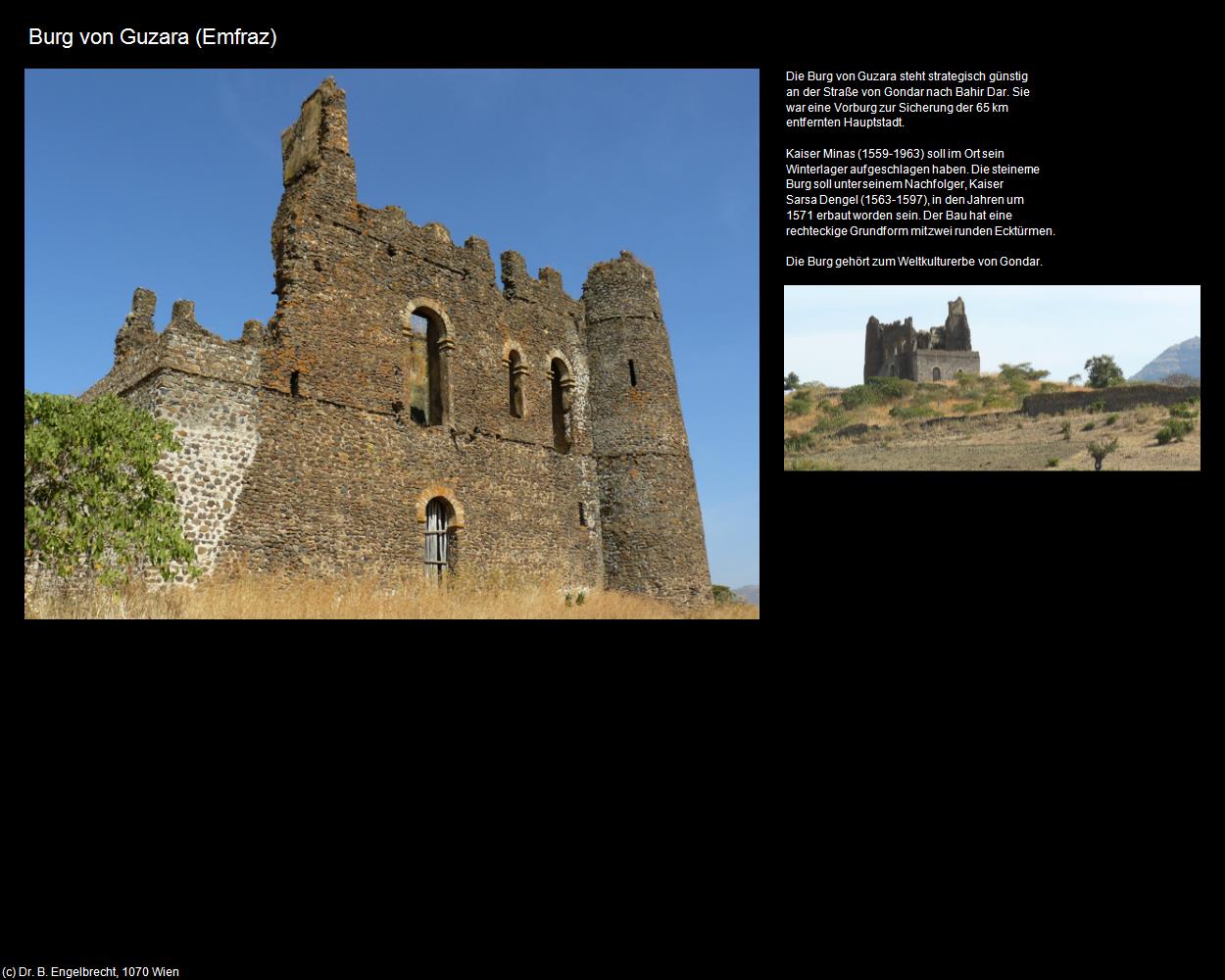 Guzara-Burg (Emfraz) (Route Bahir Dar-Gondar) in Äthiopien