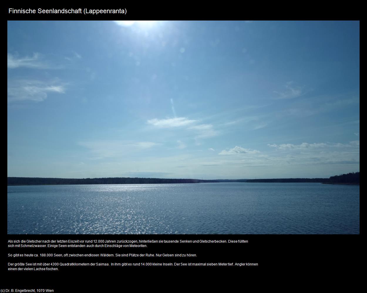 Finnische Seenlandschaft (Lappeenranta) in Kulturatlas-FINNLAND