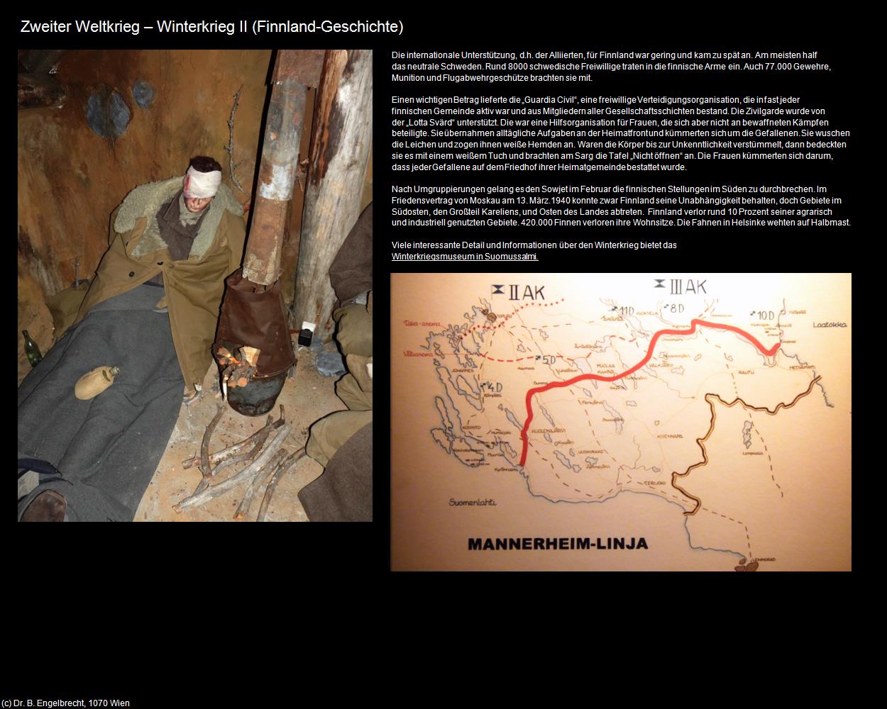 Zweiter Weltkrieg - Winterkrieg II (+Finnland-Geschichte) in Kulturatlas-FINNLAND(c)B.Engelbrecht