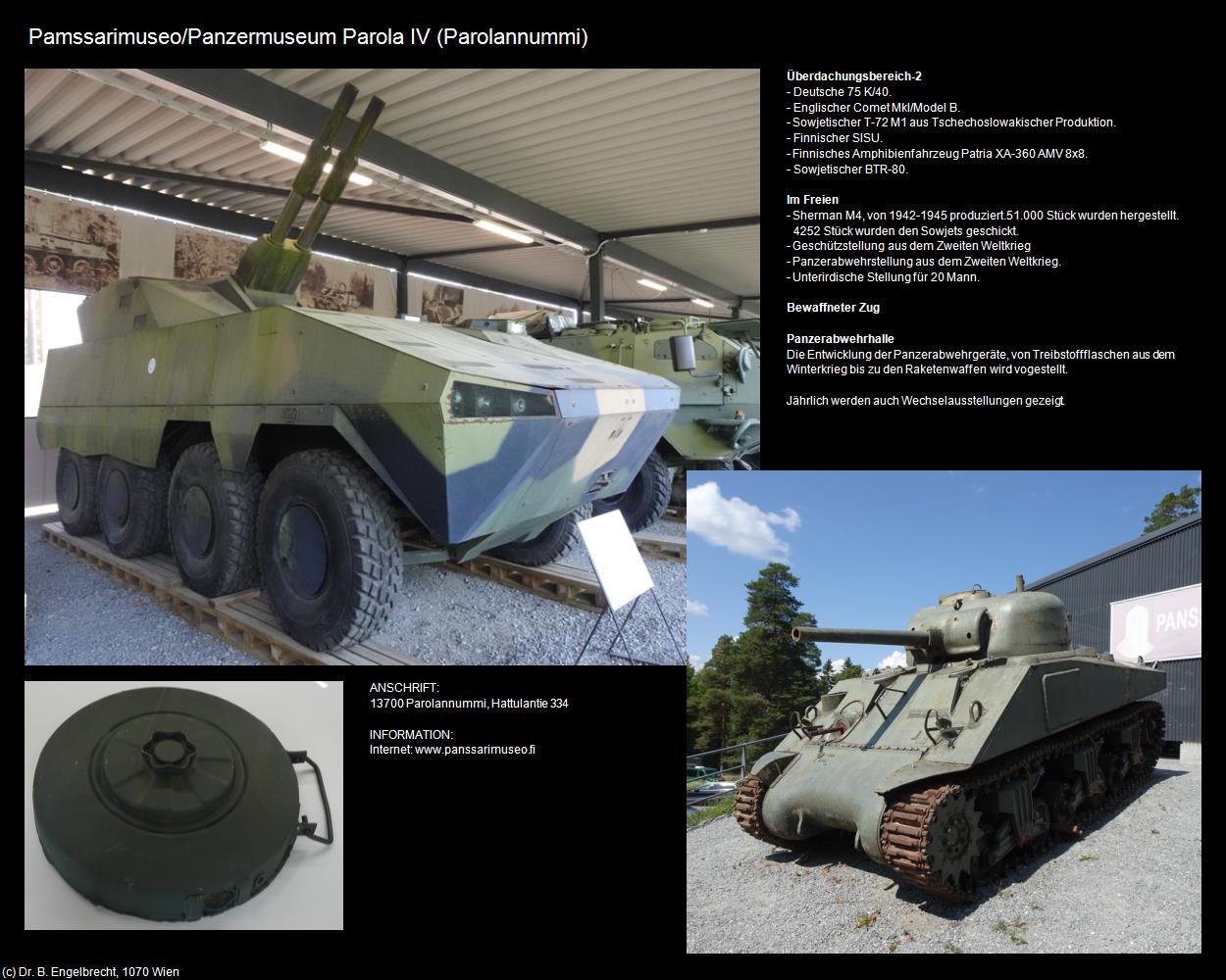 Panzermuseum Parola IV (Parolannummi) in Kulturatlas-FINNLAND