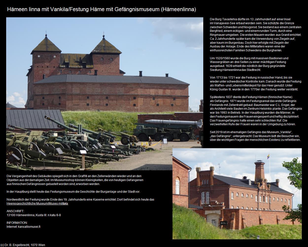 Festung Häme mit Gefängnismuseum (Hämeenlinna) in Kulturatlas-FINNLAND(c)B.Engelbrecht