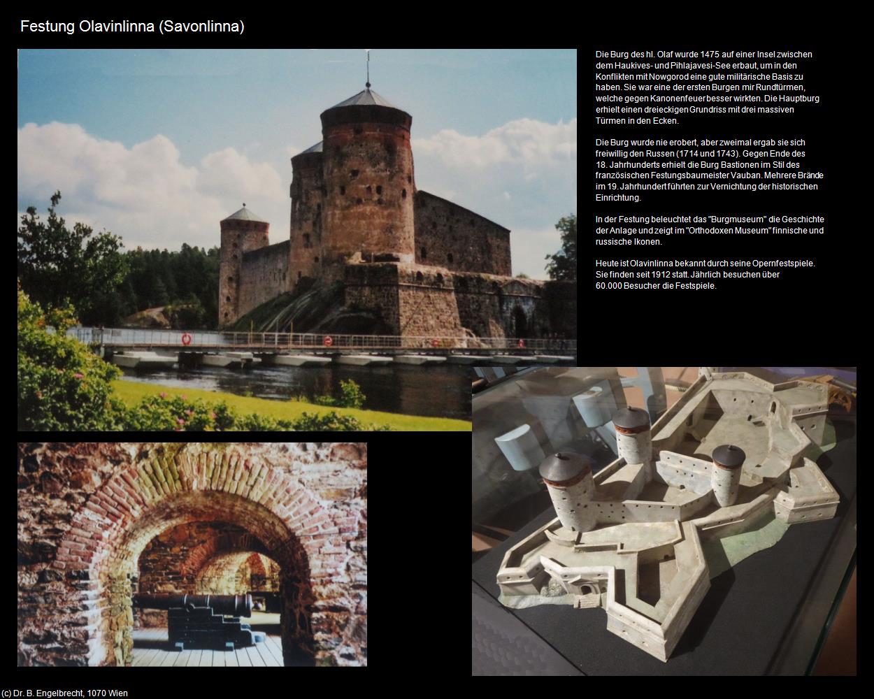 Festung Olavinlinna (Savonlinna) in Kulturatlas-FINNLAND