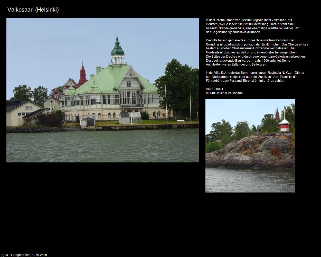 Valkosaari (Helsinki) in Kulturatlas-FINNLAND