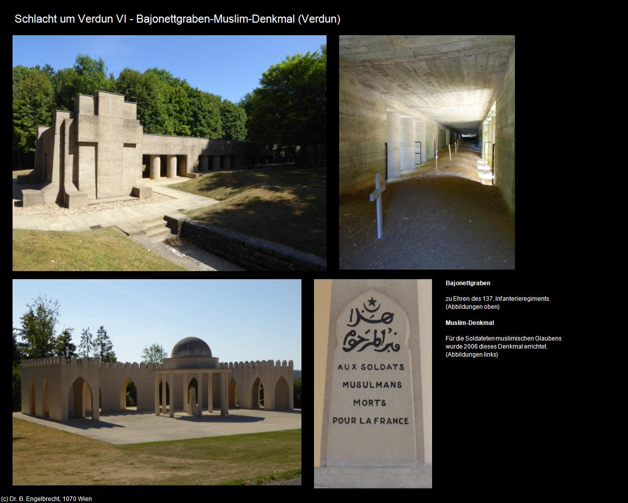 Bajonettgraben-Muslim-Denkmal (Verdun (FR-GES)) in Kulturatlas-FRANKREICH