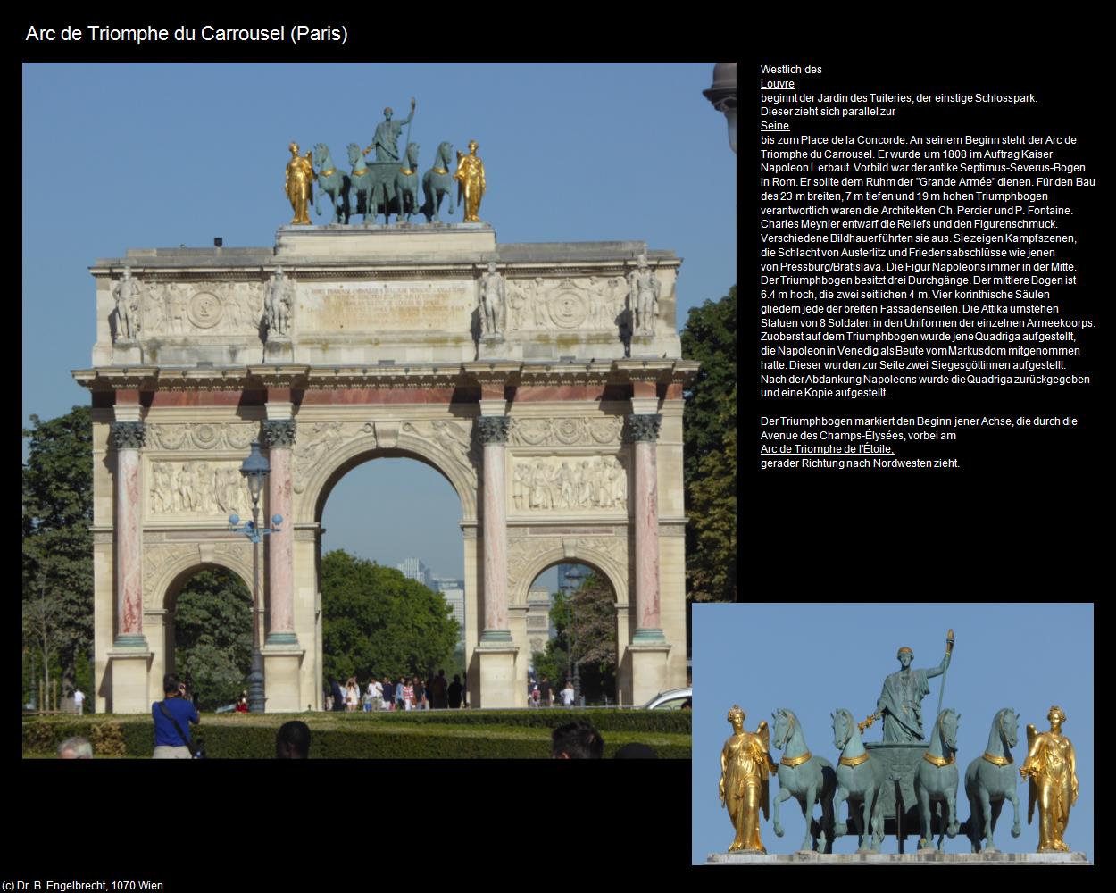 Arc de Triomphe du Carrousel (Paris (FR-IDF)) in Kulturatlas-FRANKREICH(c)B.Engelbrecht