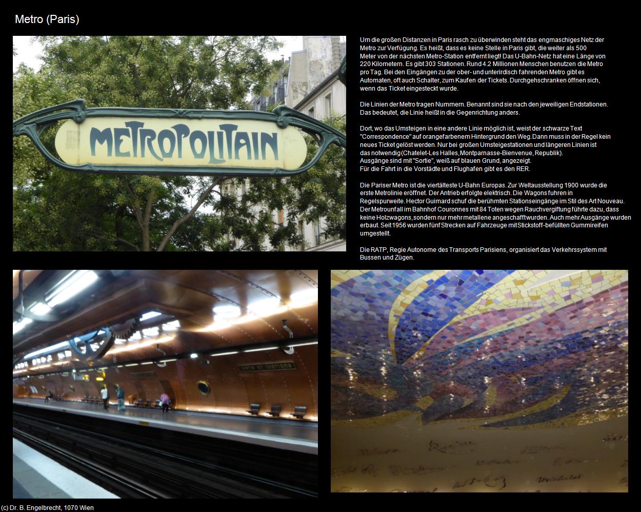 Metro (Paris (FR-IDF)) in Kulturatlas-FRANKREICH