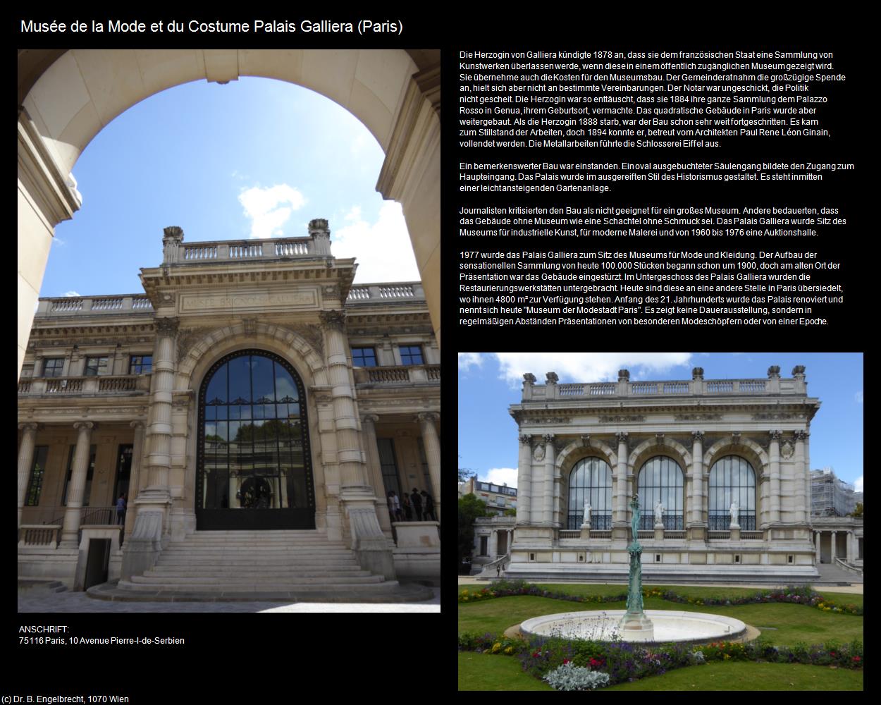 Musée de la Mode et du Costume Palais Galliera (Paris (FR-IDF)) in Kulturatlas-FRANKREICH