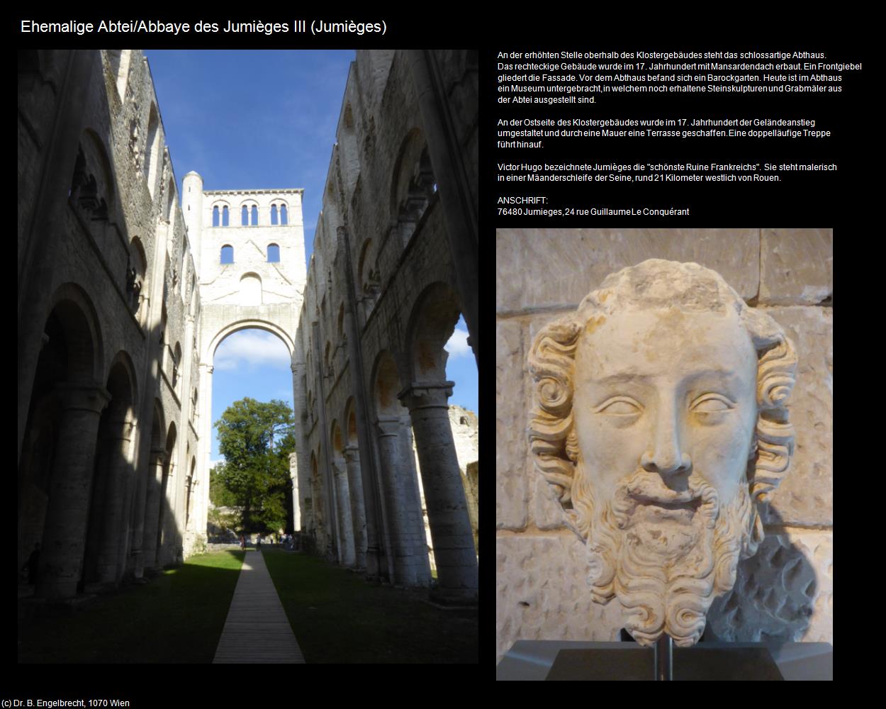 Abbaye des Jumieges III (Jumieges (FR-NOR)) in Kulturatlas-FRANKREICH