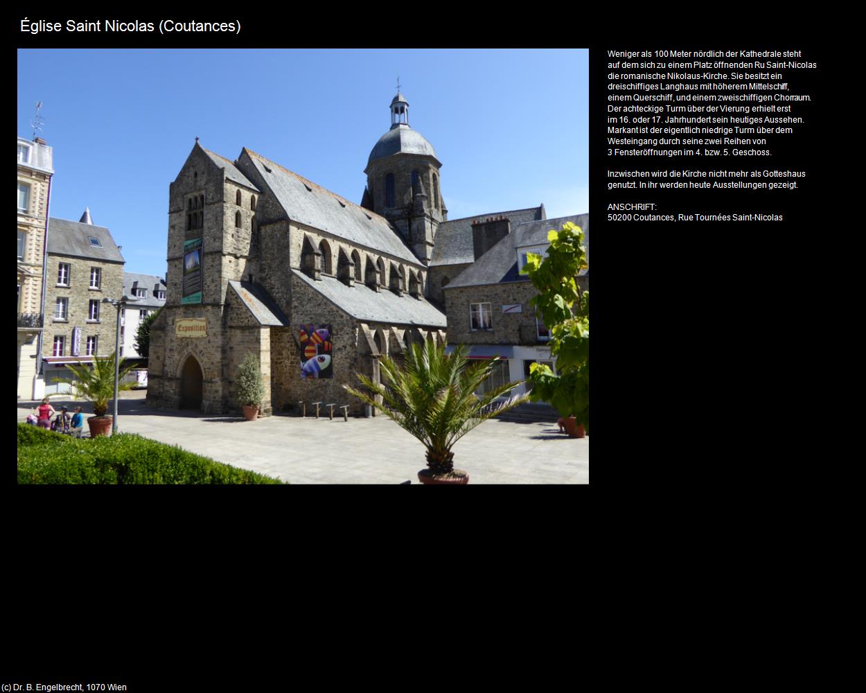 Eglise Saint Nicolas (Coutances (FR-NOR)) in Kulturatlas-FRANKREICH