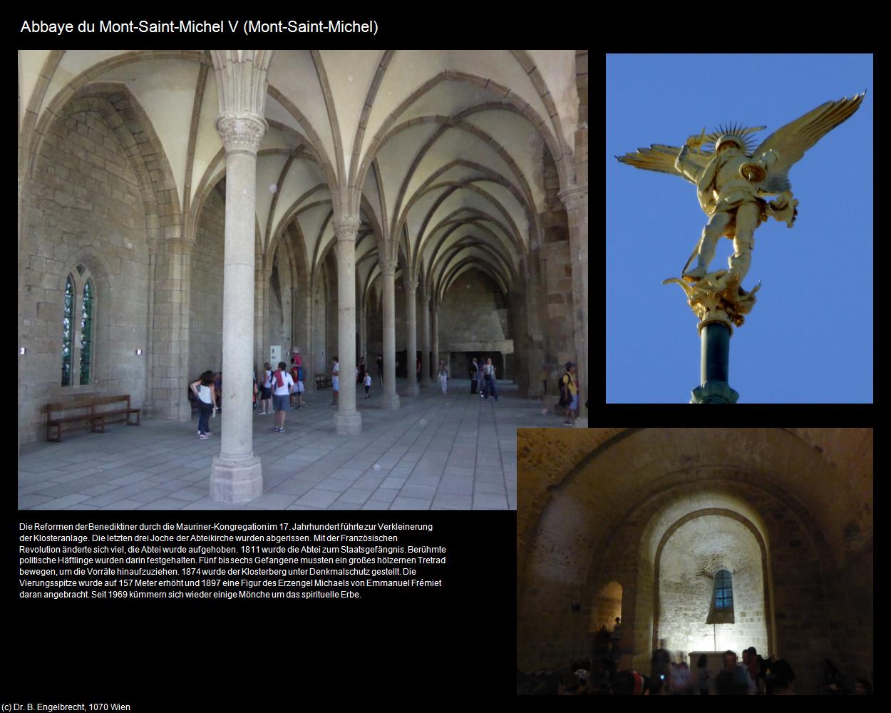 Abbaye du Mont-Saint-Michel V (Mont-Saint-Michel (FR-NOR)) in Kulturatlas-FRANKREICH