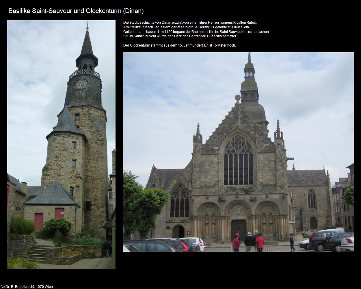 Basilika Saint-Sauveur und Glockenturm (Dinan (FR-BRE)) in Kulturatlas-FRANKREICH