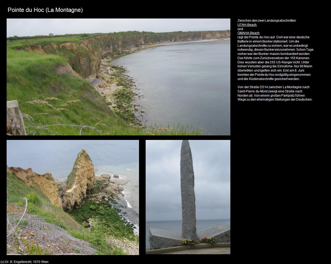 Pointe du Hoc (La Montagne (FR-NOR)) in Kulturatlas-FRANKREICH(c)B.Engelbrecht