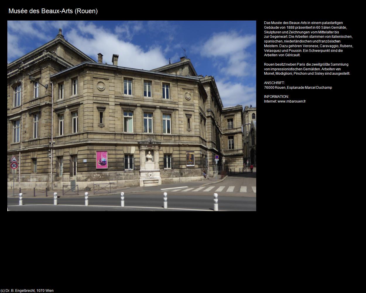 Musée des Beaux-Arts (Rouen (FR-NOR)) in Kulturatlas-FRANKREICH