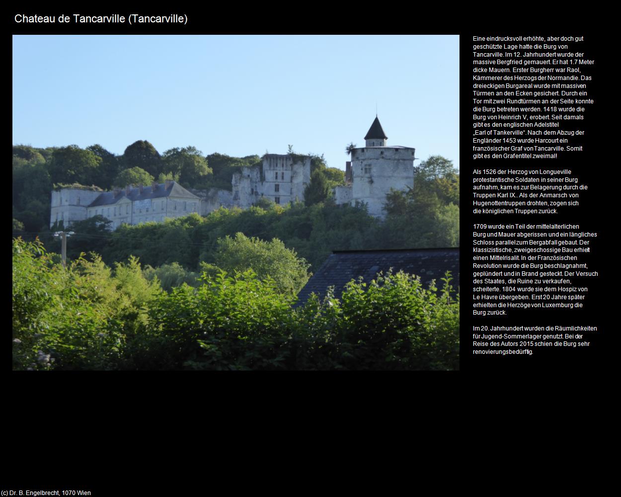 Chateau de Tancarville (Tancarville (FR-NOR)) in Kulturatlas-FRANKREICH