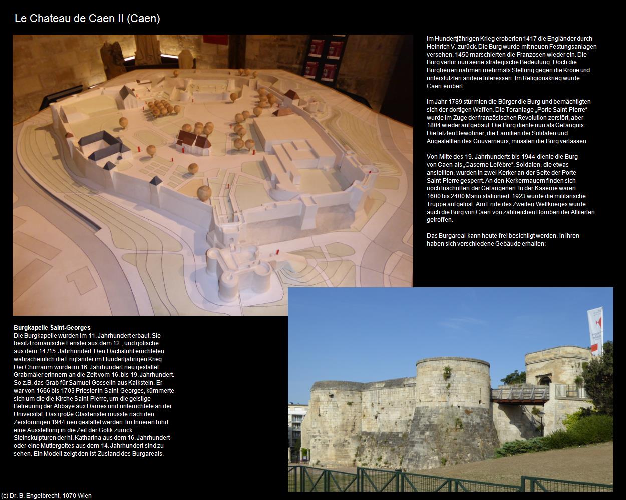 Le Chateau de Caen II (Caen (FR-NOR)) in Kulturatlas-FRANKREICH