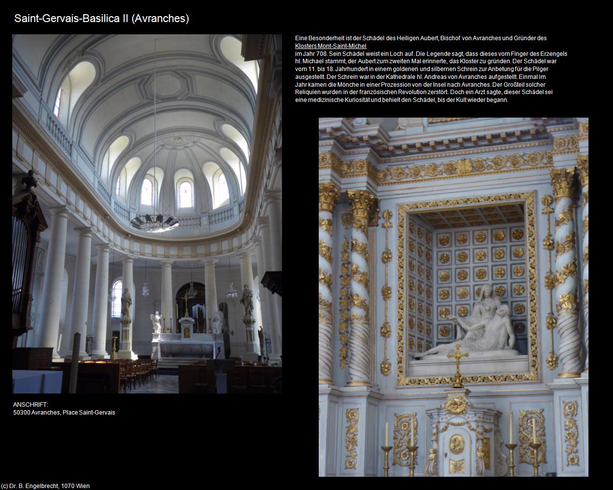 Saint-Gervais-Basilica II  (Avranches (FR-NOR)) in Kulturatlas-FRANKREICH(c)B.Engelbrecht