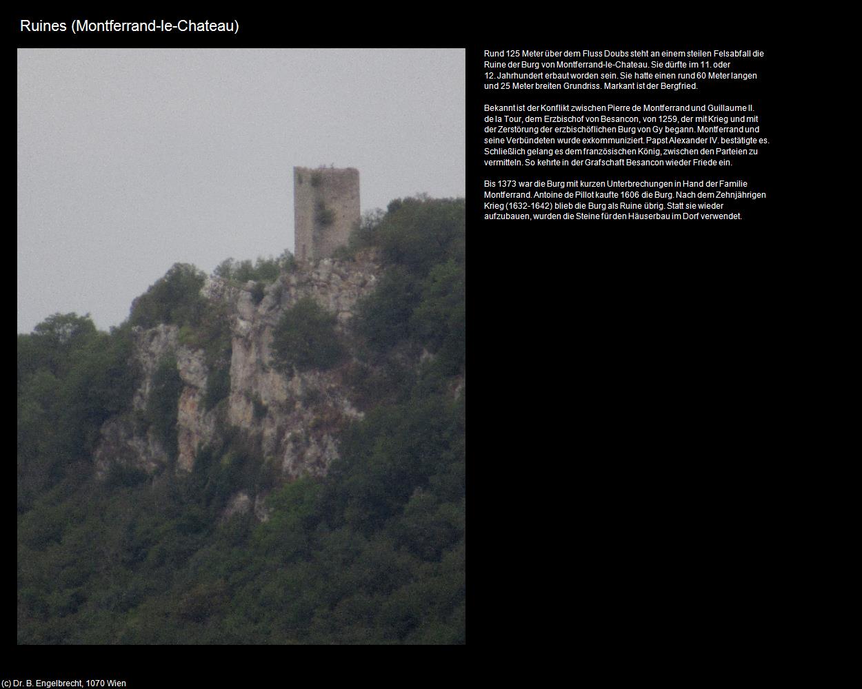 Ruines (Montferrand-le-Chateau (FR-BFC)) in Kulturatlas-FRANKREICH