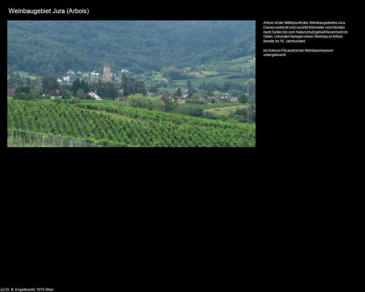 Weinbaugebiet Jura (Arbois (FR-BFC)) in Kulturatlas-FRANKREICH