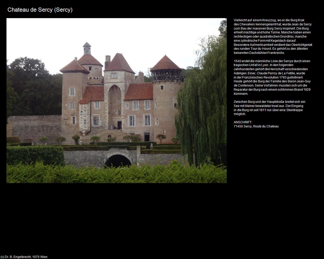 Chateau de Sercy (Sercy (FR-BFC)) in Kulturatlas-FRANKREICH