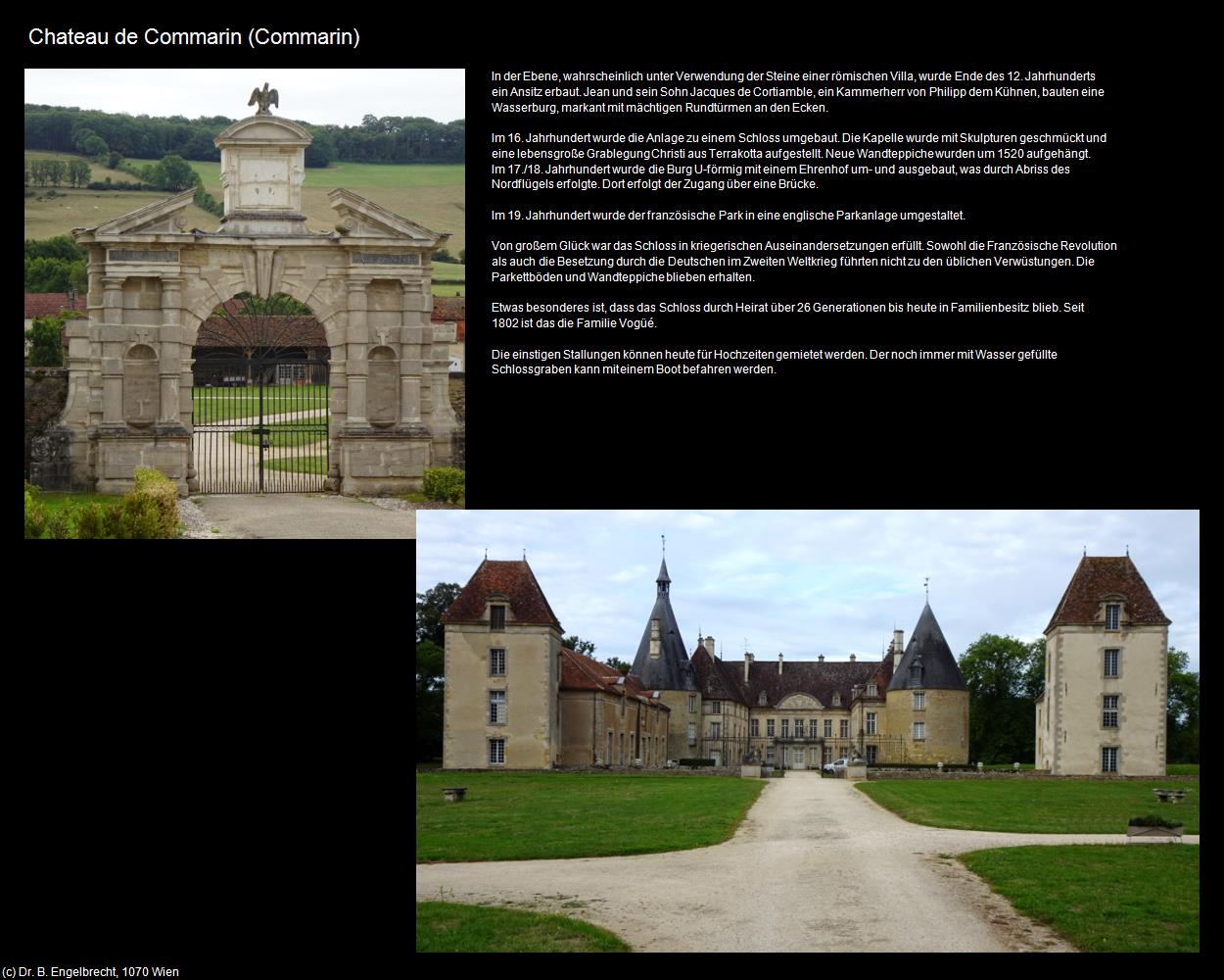 Chateau de Commarin (Commarin (FR-BFC)) in Kulturatlas-FRANKREICH