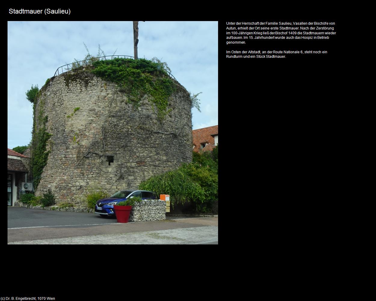 Stadtmauer (Saulieu (FR-BFC)) in Kulturatlas-FRANKREICH
