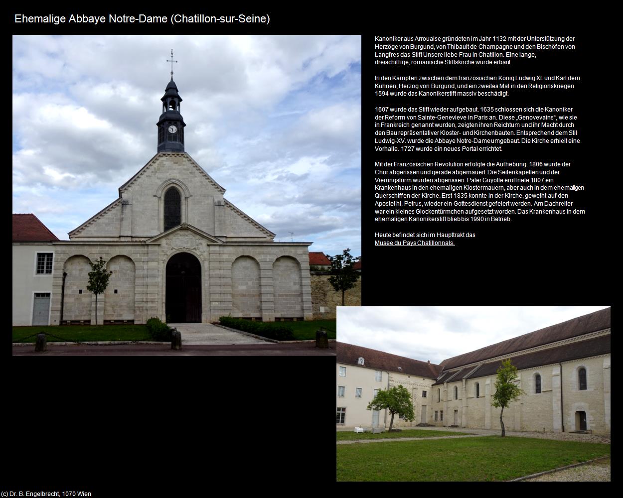 Ehem. Abbaye Notre-Dame (Chatillon-sur-Seine (FR-BFC)) in Kulturatlas-FRANKREICH(c)B.Engelbrecht