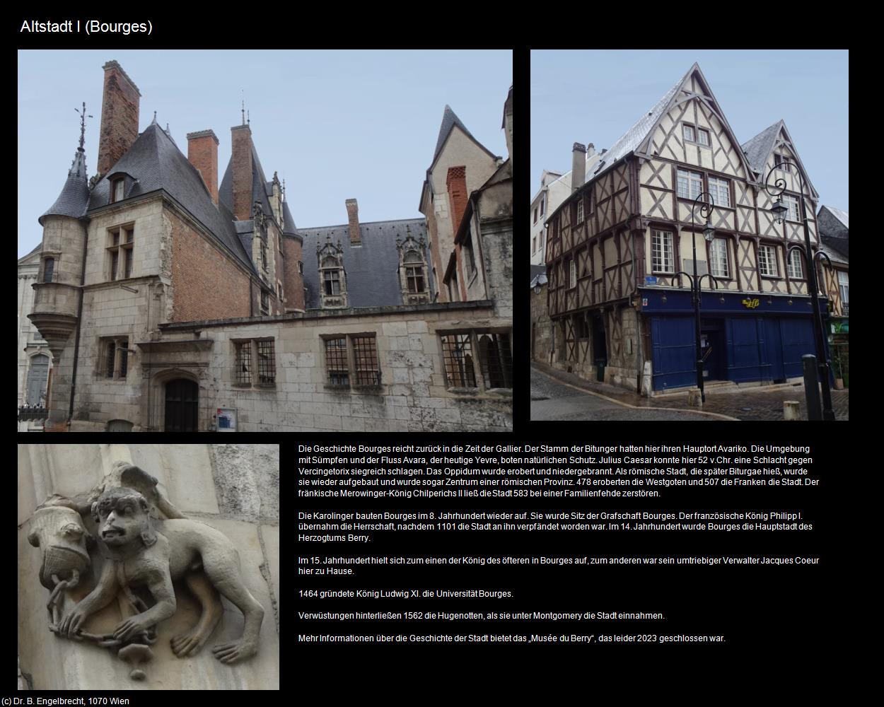 Altstadt I (Bourges (FR-CVL)) in Kulturatlas-FRANKREICH