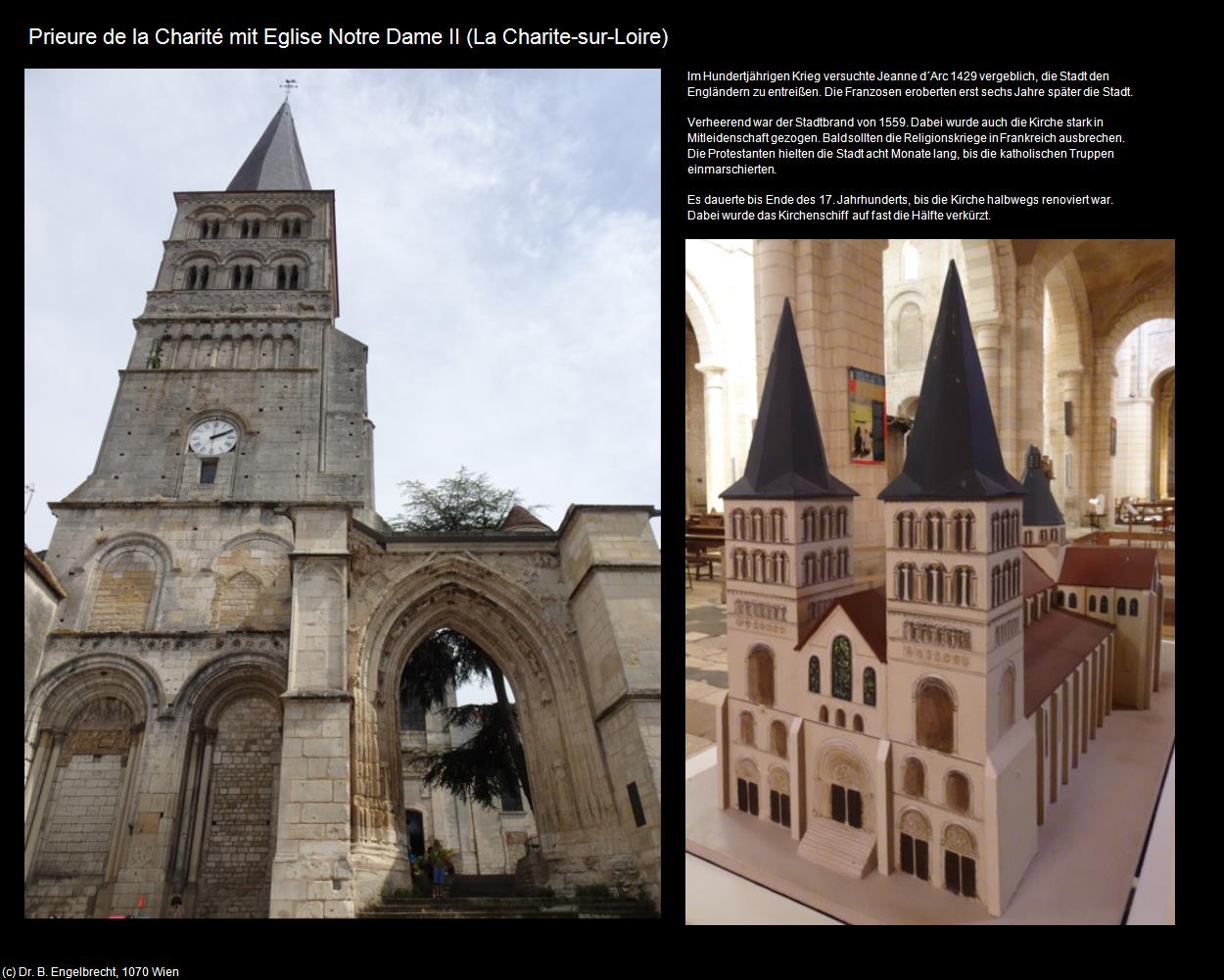 Prieure de la Charité mit Eglise Notre Dame II (La Charite-sur-Loire (FR-BFC)) in Kulturatlas-FRANKREICH