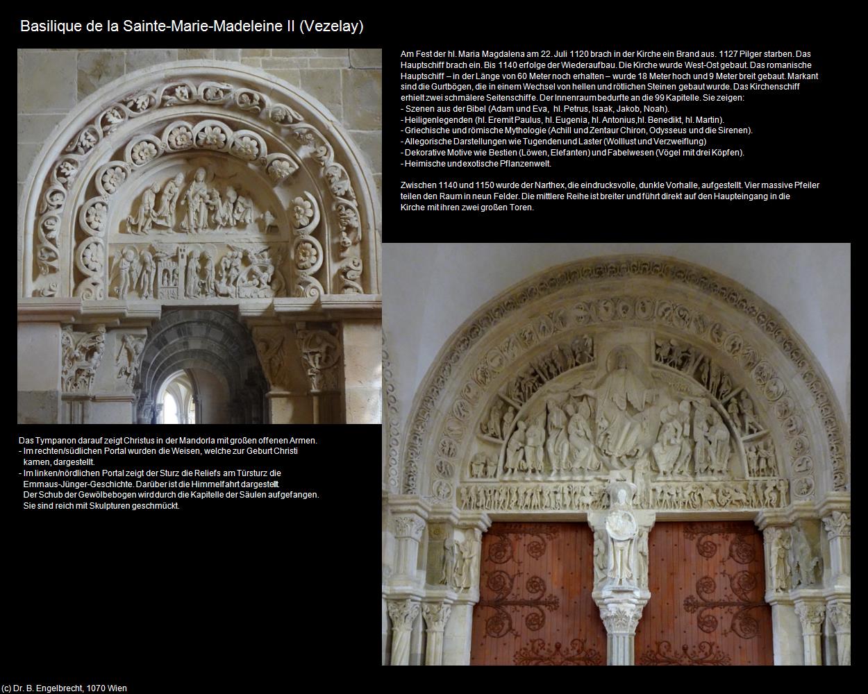 Basilique de la Sainte-Marie-Madeleine II (Vezelay (FR-BFC)) in Kulturatlas-FRANKREICH