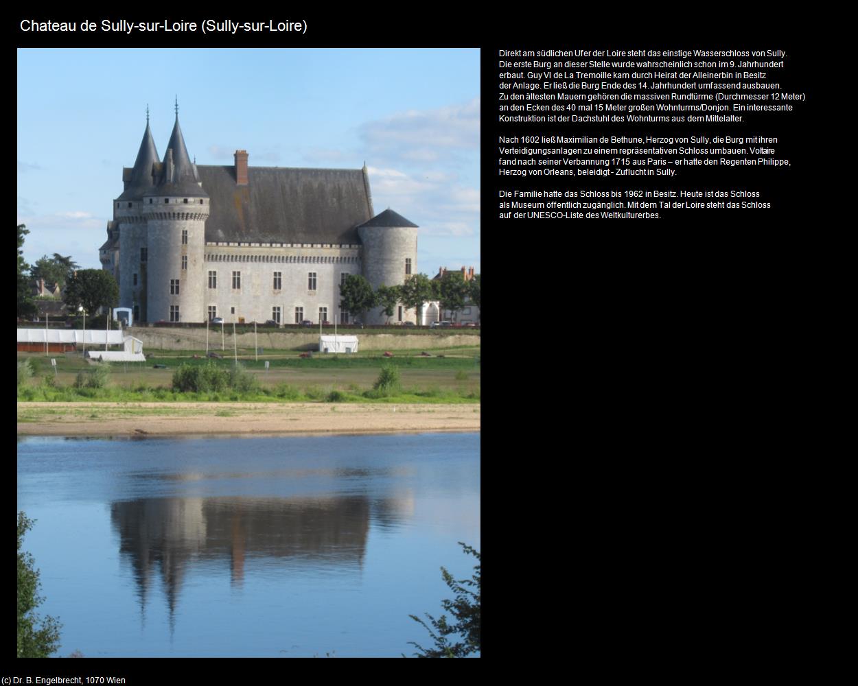 Chateau de Sully-sur-Loire (Sully-sur-Loire  (FR-CVL)) in Kulturatlas-FRANKREICH