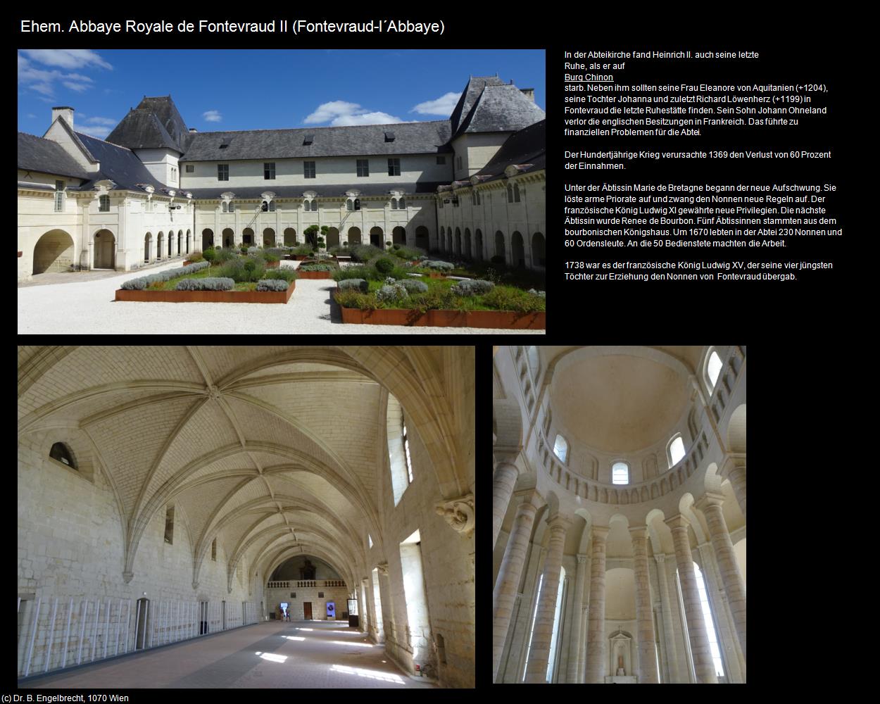 Ehem. Abbaye Royale de Fontevraud II (Fontevraud-l‘Abbaye (FR-PDL)) in Kulturatlas-FRANKREICH(c)B.Engelbrecht