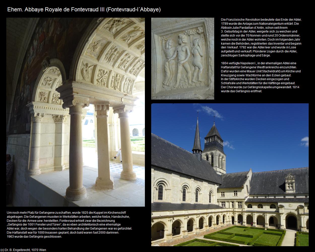 Ehem. Abbaye Royale de Fontevraud III (Fontevraud-l‘Abbaye (FR-PDL)) in Kulturatlas-FRANKREICH