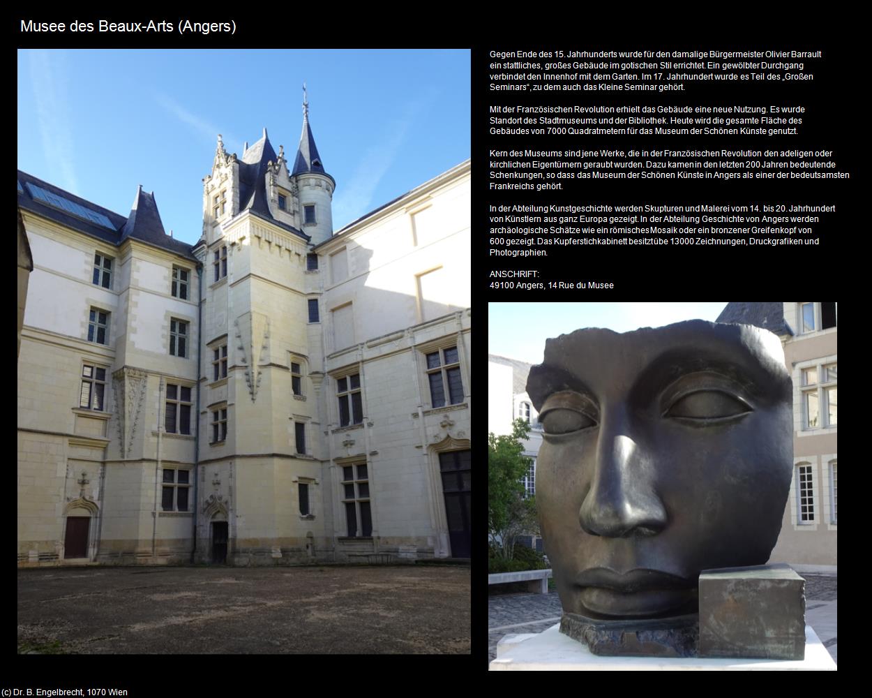 Musee des Beaux-Arts (Angers (FR-PDL)) in Kulturatlas-FRANKREICH