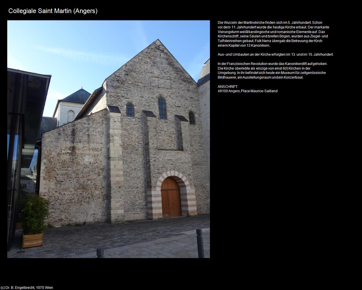 Collegiale Saint Martin (Angers (FR-PDL)) in Kulturatlas-FRANKREICH