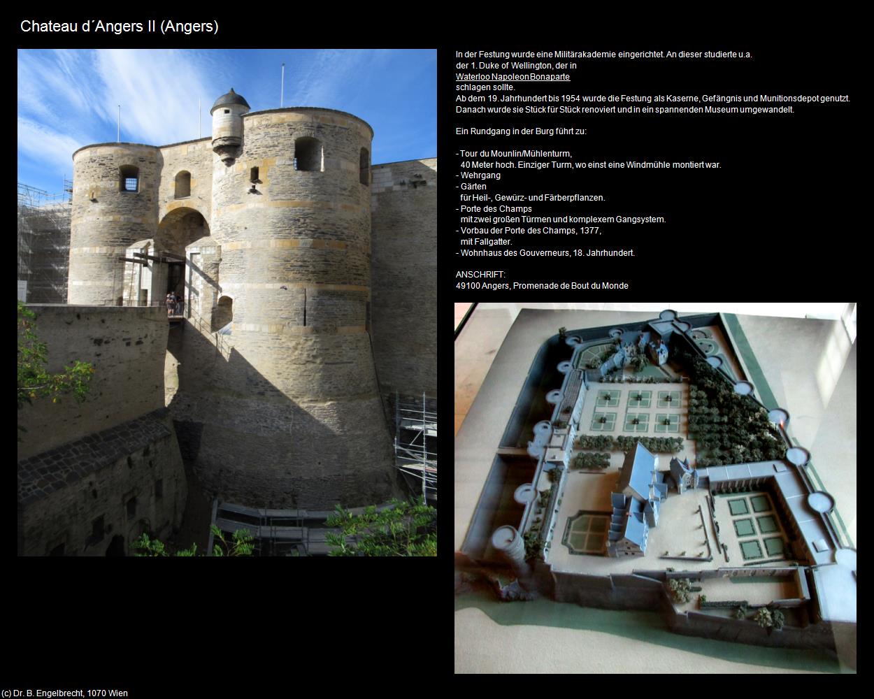 Chateau d‘Angers II (Angers (FR-PDL)) in Kulturatlas-FRANKREICH(c)B.Engelbrecht