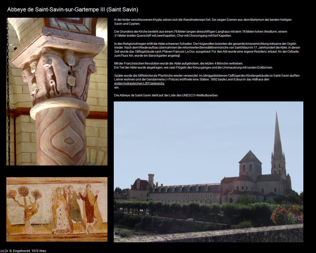 Abbeye de Saint-Savin-sur-Gartempe III (Saint Savin (FR-NAQ)) in Kulturatlas-FRANKREICH(c)B.Engelbrecht