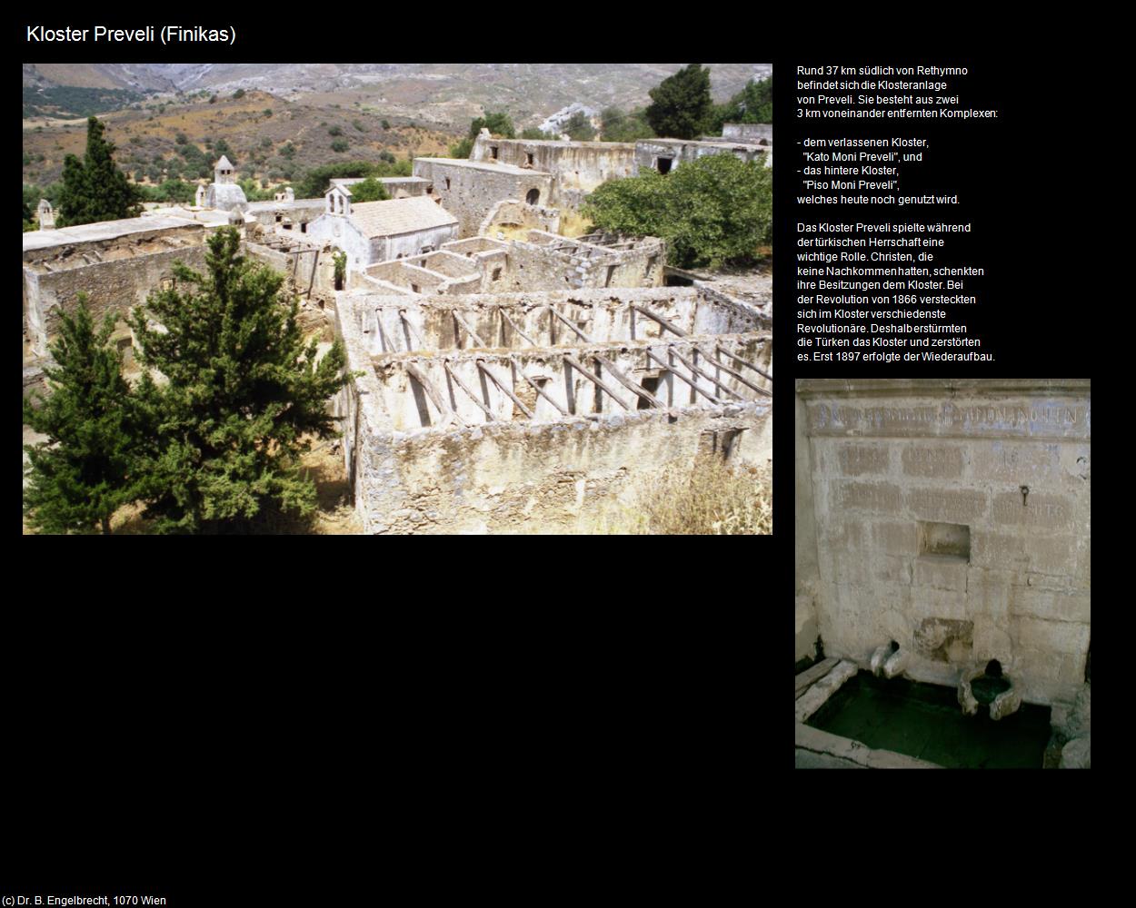 Kloster Preveli (Finikas in der Gemeinde Agios Vasilios) in KRETA und SANTORIN