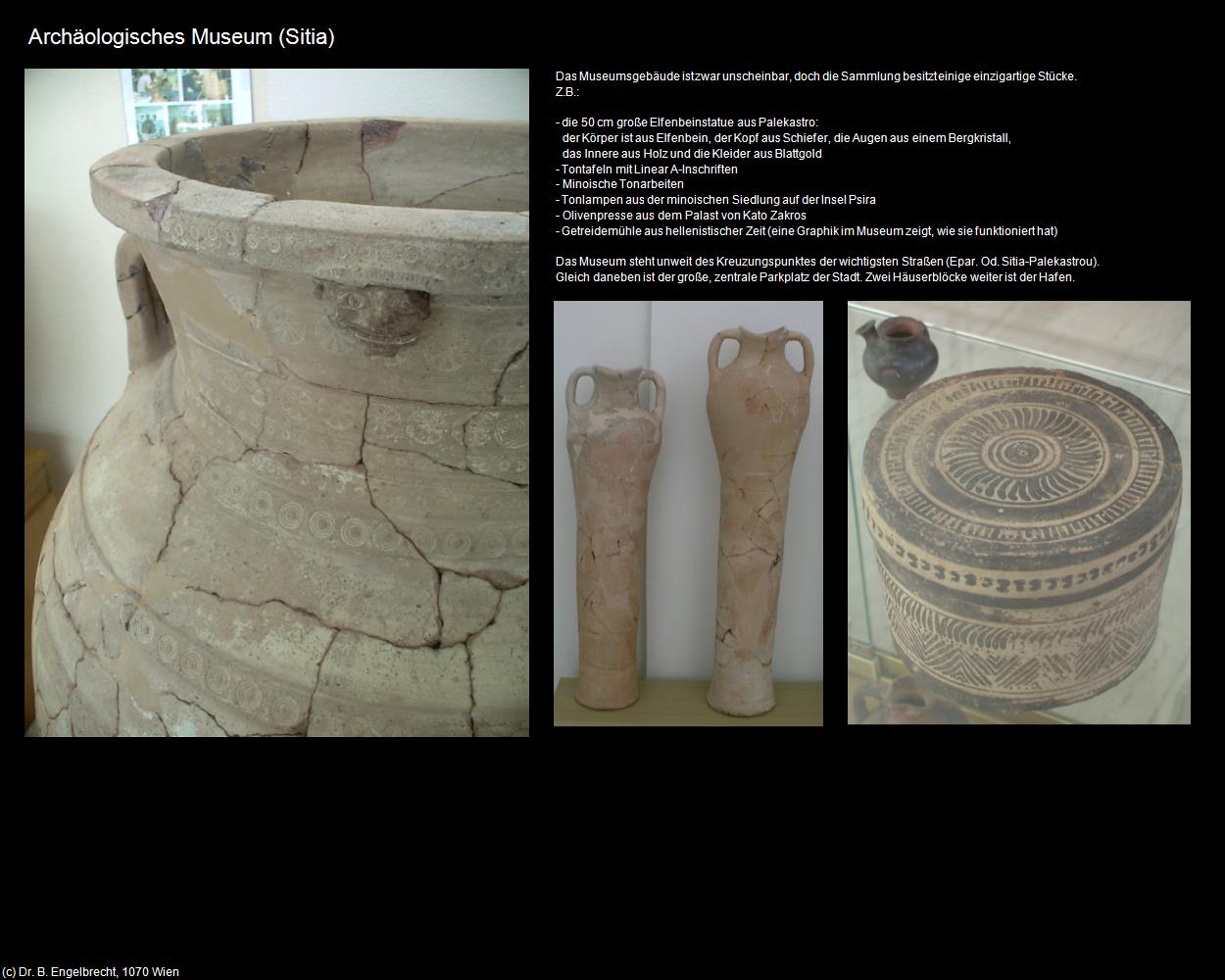 Archäologisches Museum  (Sitia) in KRETA und SANTORIN